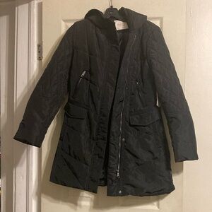 NWT Altar’d State Women’s Mixed Quilt Parka - Black